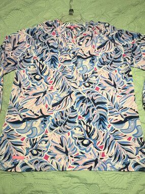 Women's XL Simply Southern Peasant Blouse NWOT